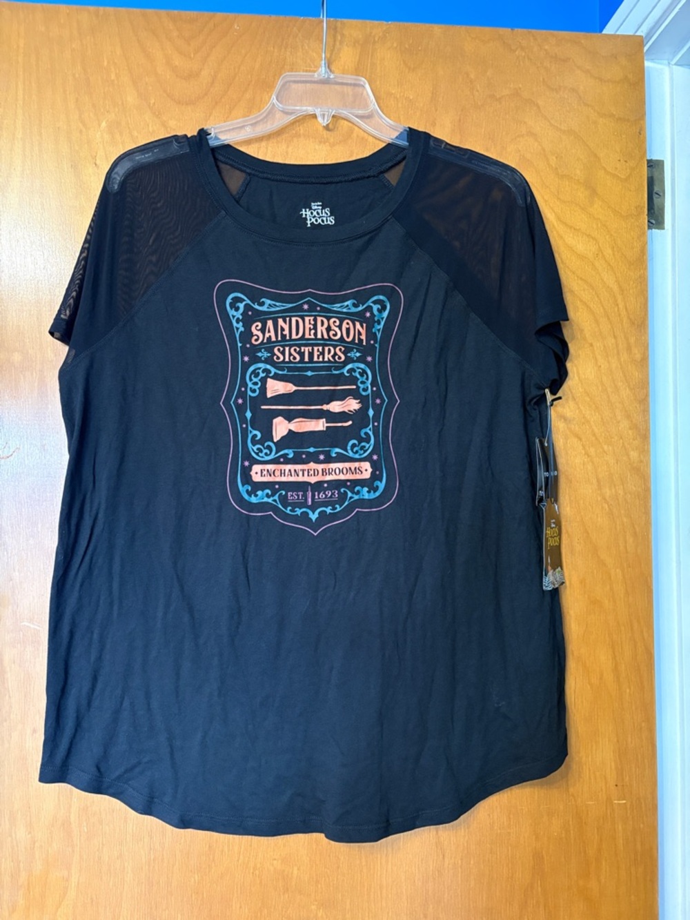 NWT Sanderson Sisters Black Graphic Tee 1x